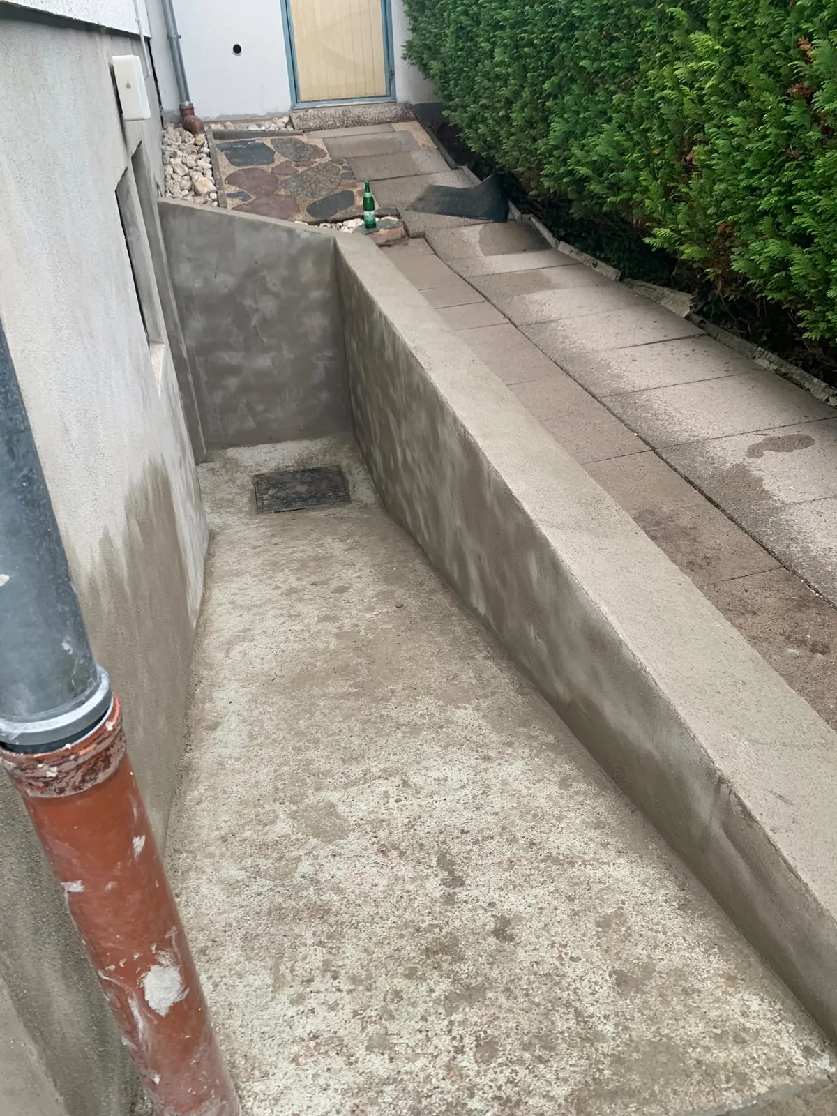 Kellerzugang im Detail – Vorher
