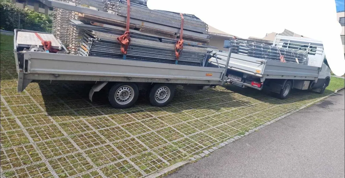 Gerüstmaterial für den Einsatz